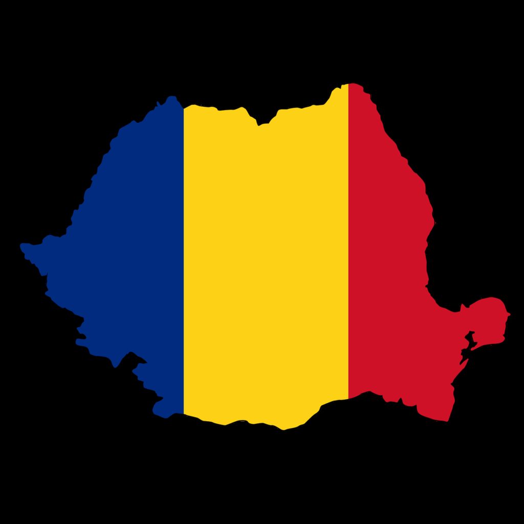 romania, map, flag